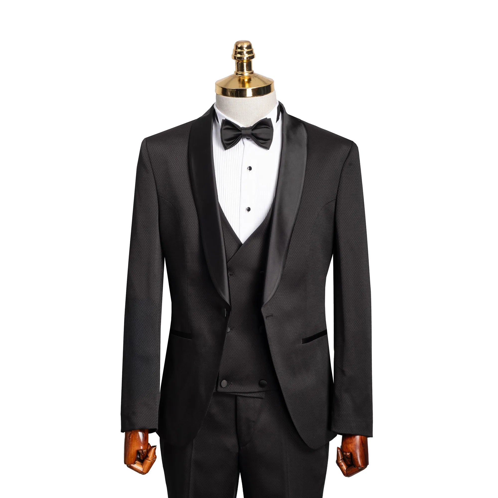 Arthur| Birdseye 3-Piece Tailored-Fit Tuxedo