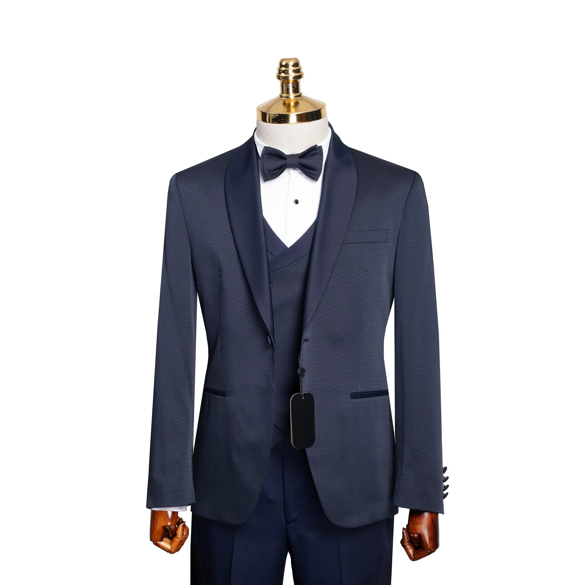Arthur| Birdseye 3-Piece Tailored-Fit Tuxedo