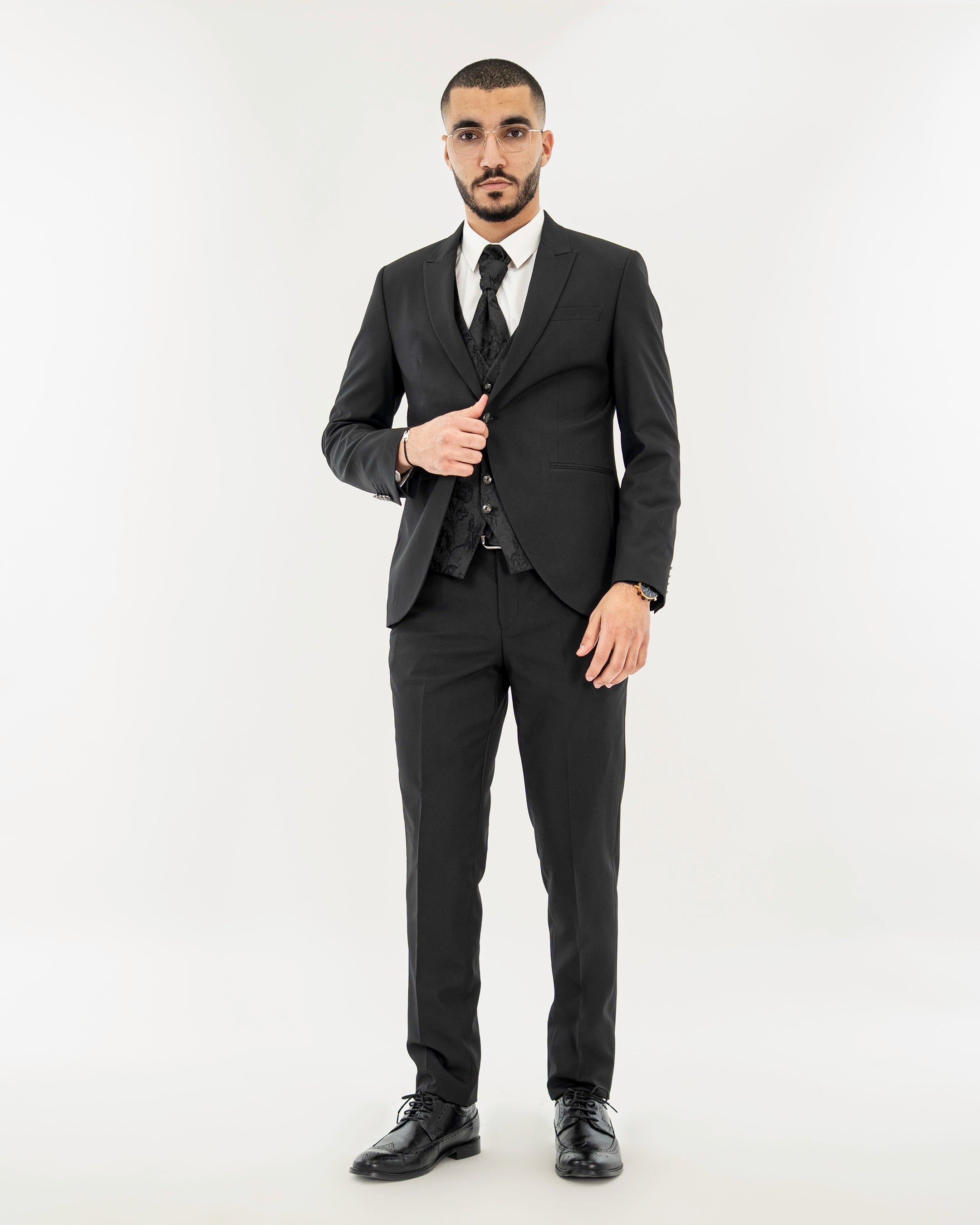 Trent | Western Style 3-Piece Tailored-Fit Tuxedo