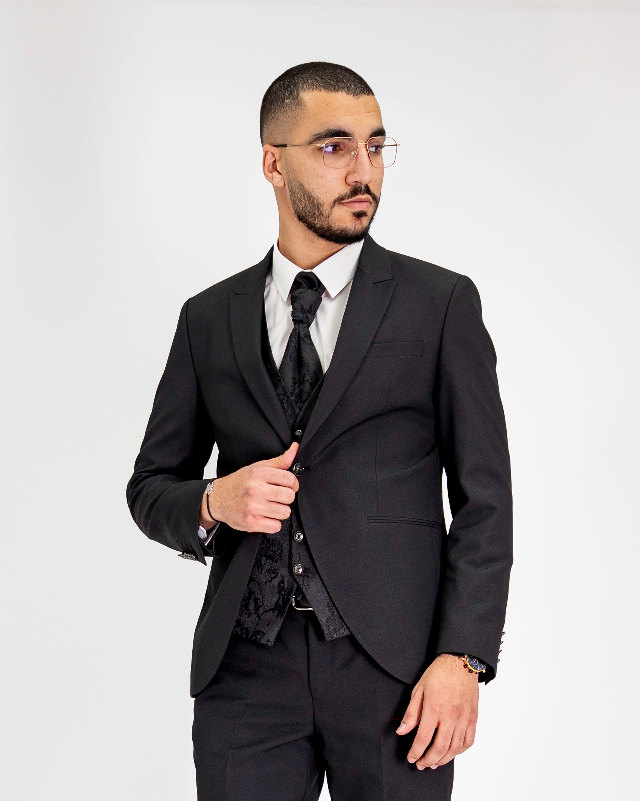Trent | Western Style 3-Piece Tailored-Fit Tuxedo