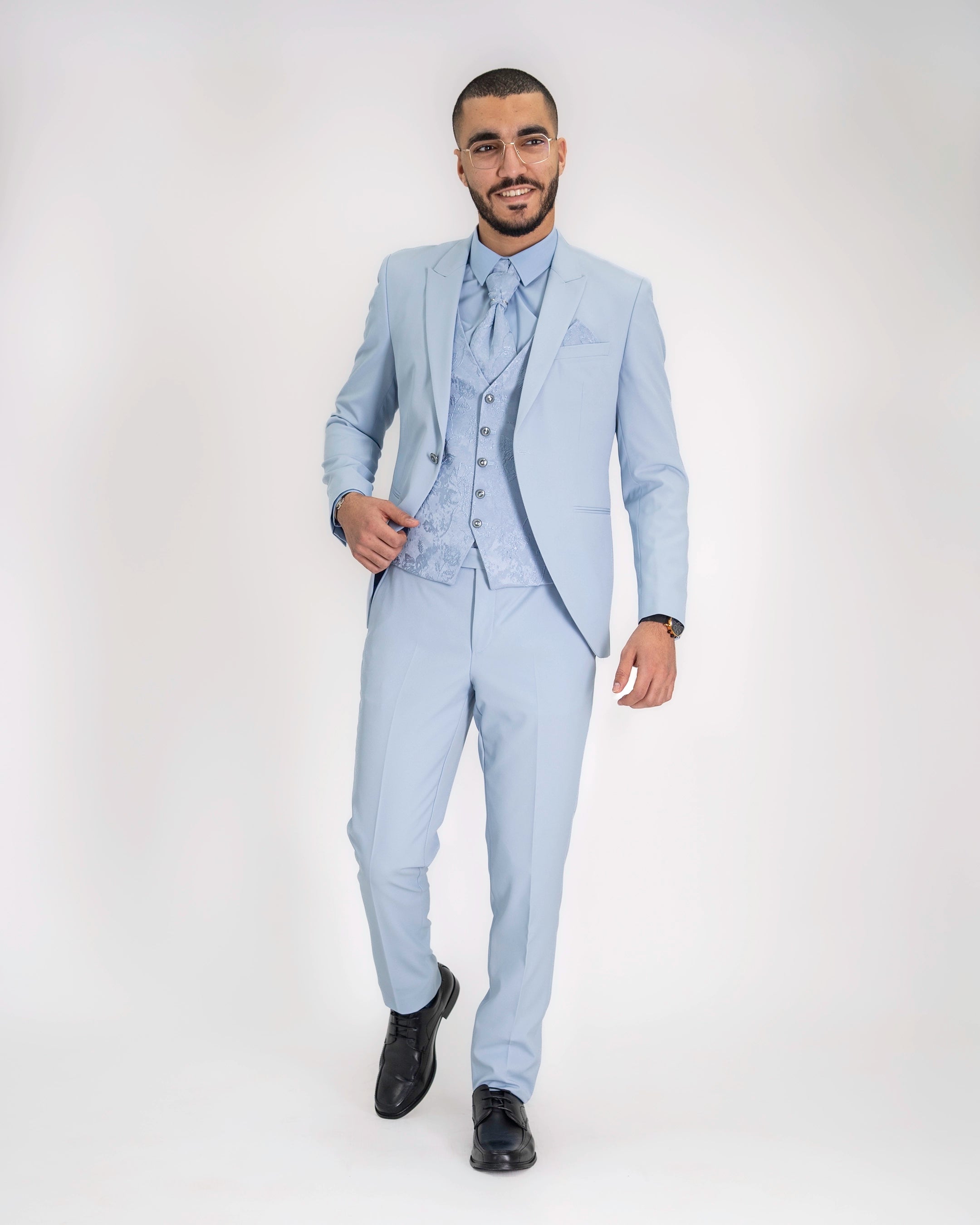 Trent | Western Style 3-Piece Tailored-Fit Tuxedo