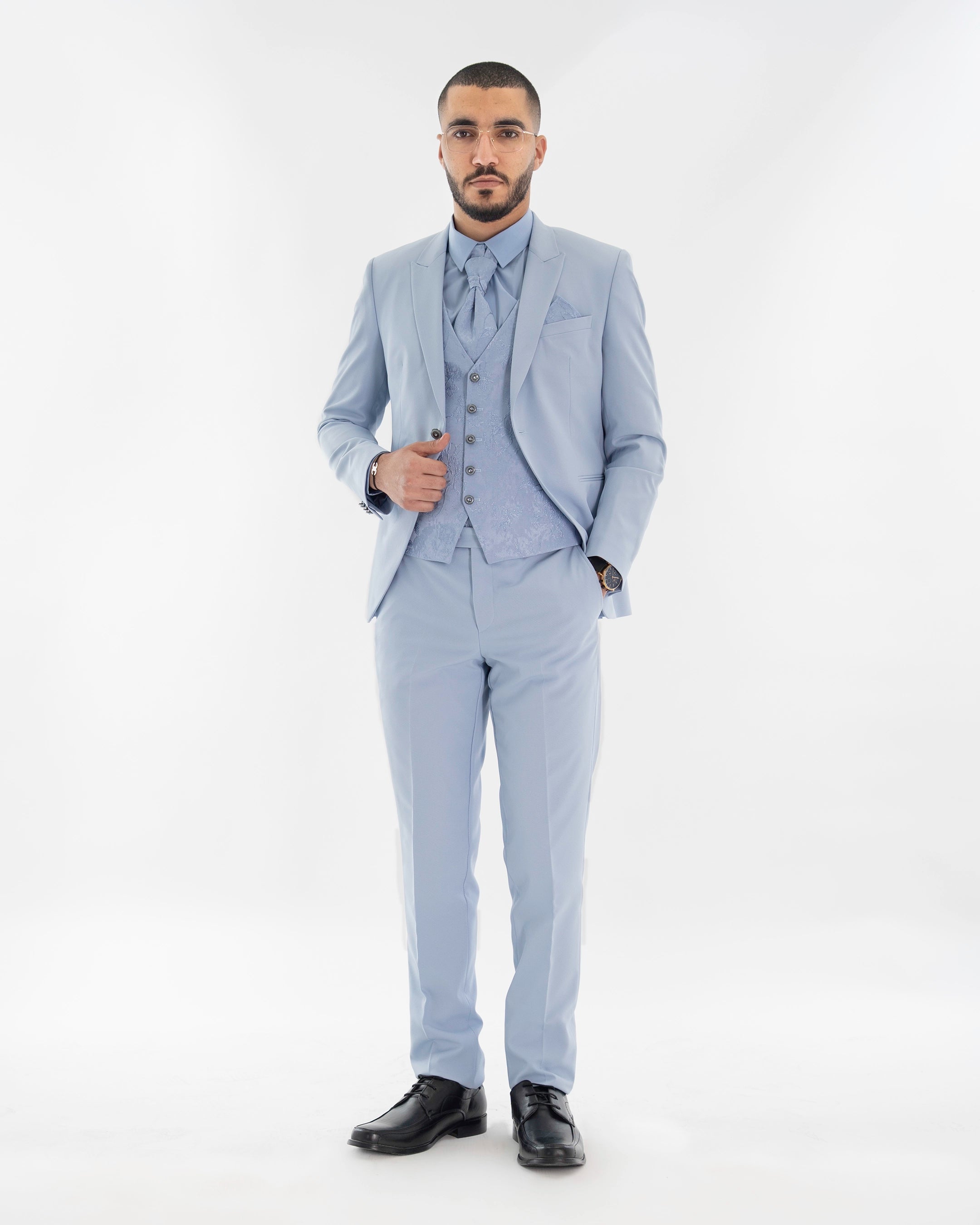 Trent | Western Style 3-Piece Tailored-Fit Tuxedo