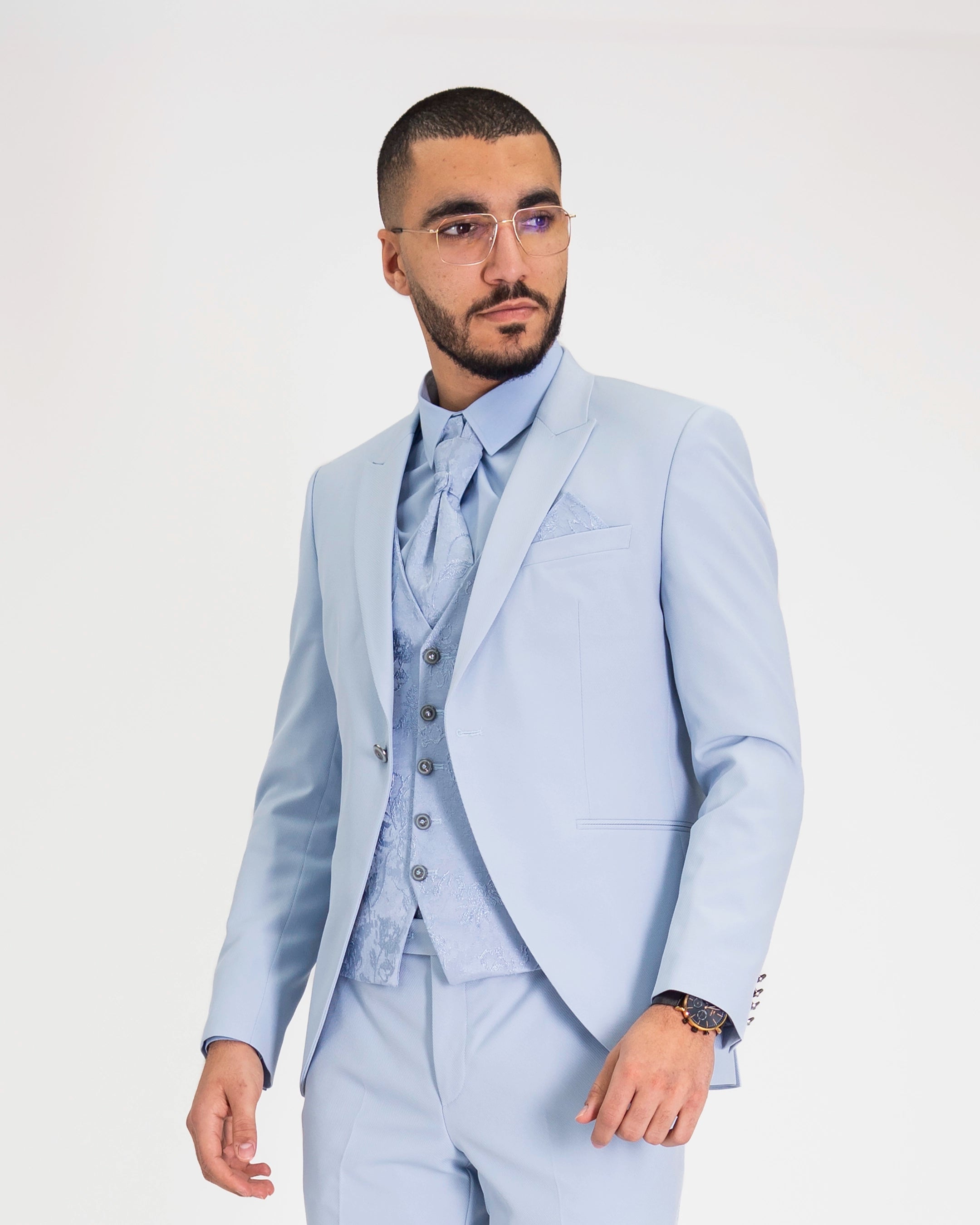 Trent | Western Style 3-Piece Tailored-Fit Tuxedo