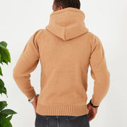 Men's Knitted Hoodie Sweatshirt
