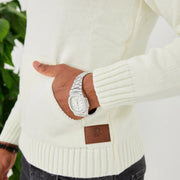 Men's Knitted Hoodie Sweatshirt