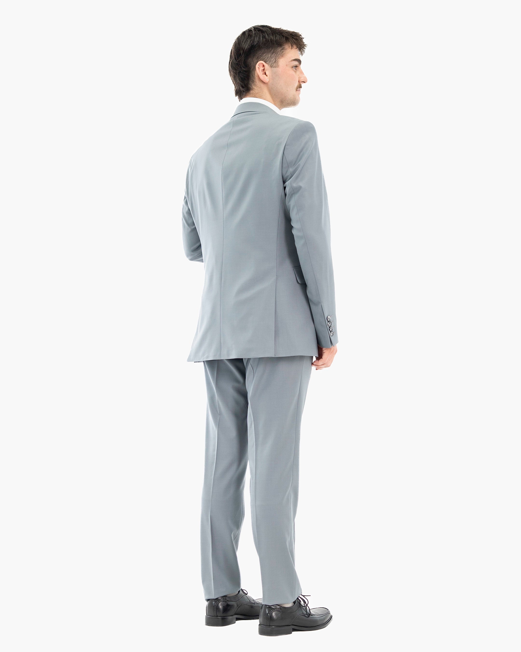Hugo | Ash Gray 3-Piece Tailored-Fit Suit