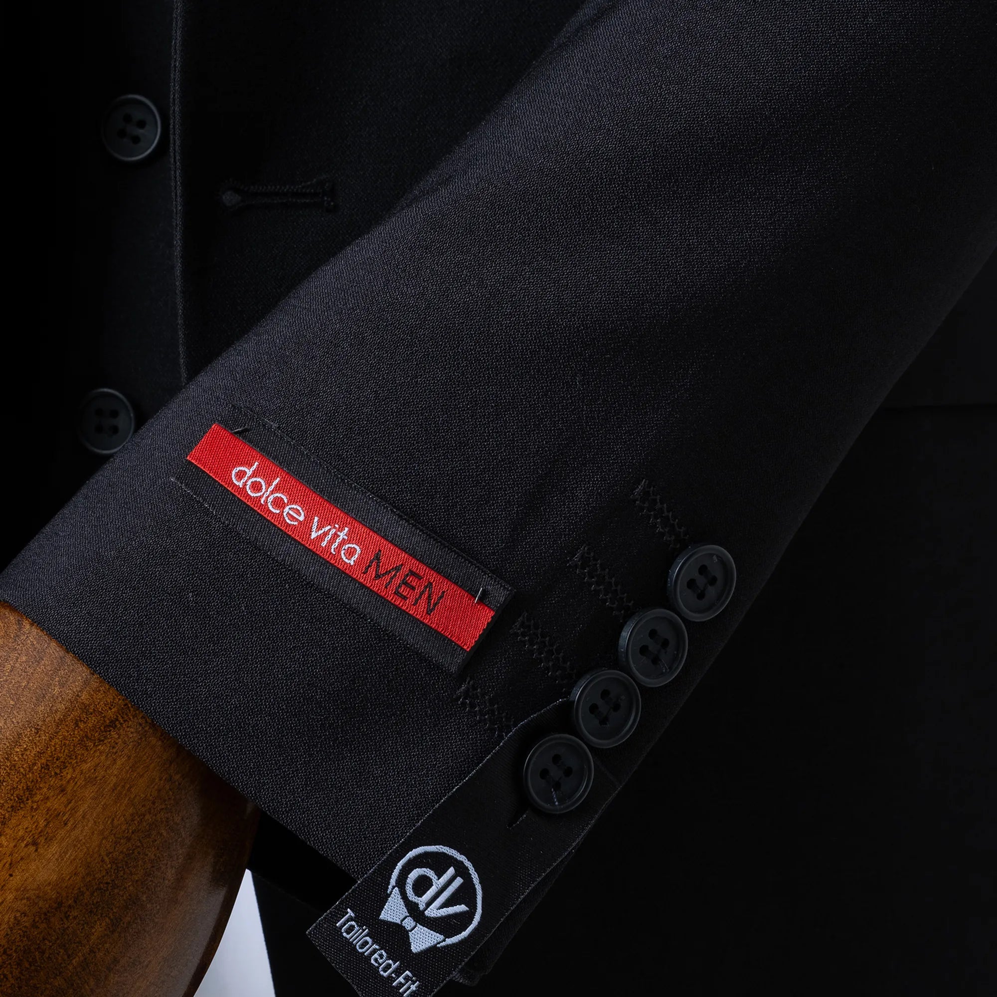 Calvin | Black 3-Piece Tailored-Fit Suit