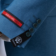 Calvin | Ocean Blue 3-Piece Tailored-Fit Suit