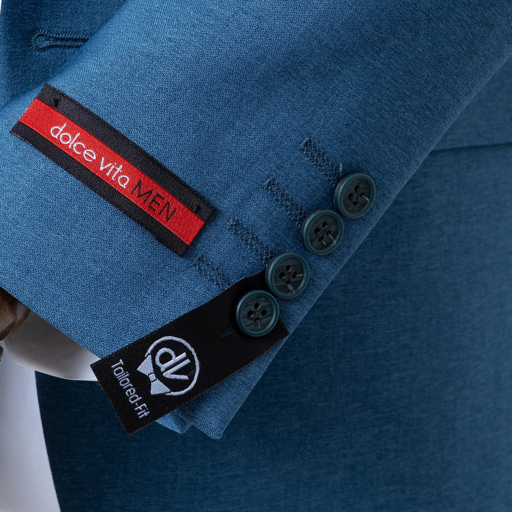Calvin | Ocean Blue 3-Piece Tailored-Fit Suit