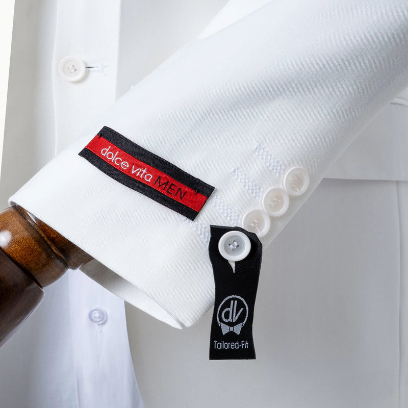 Calvin | Off-White 3-Piece Tailored-Fit Suit