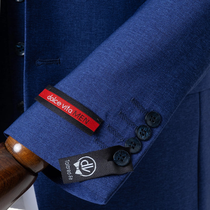 Calvin | Royal Blue 3-Piece Tailored-Fit Suit