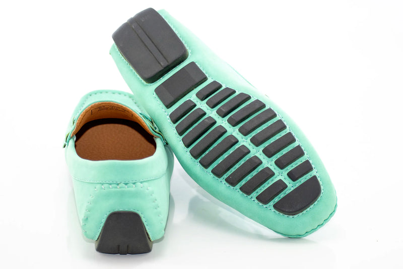 Winter Green Driving Loafer with Matching Bit