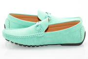 Winter Green Driving Loafer with Matching Bit