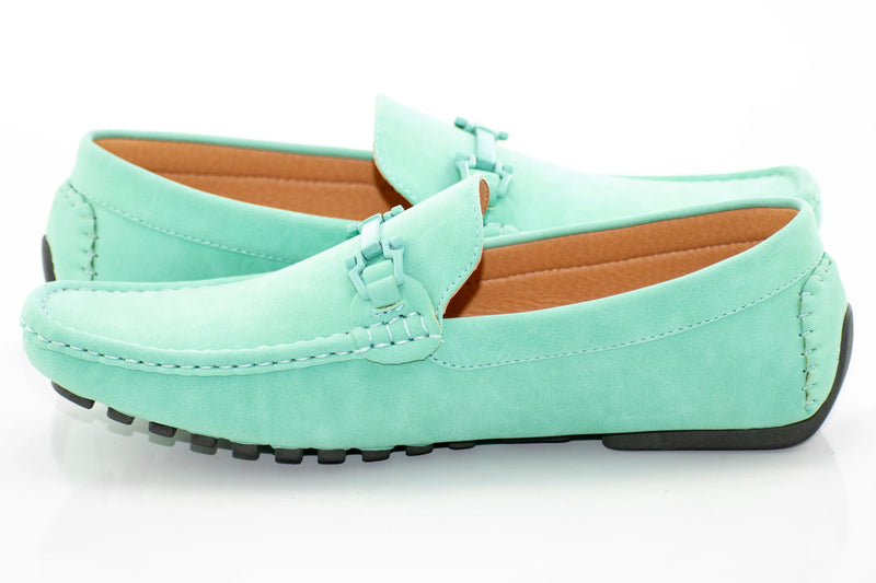 Winter Green Driving Loafer with Matching Bit