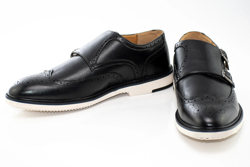 Causual Brogue Monk Strap