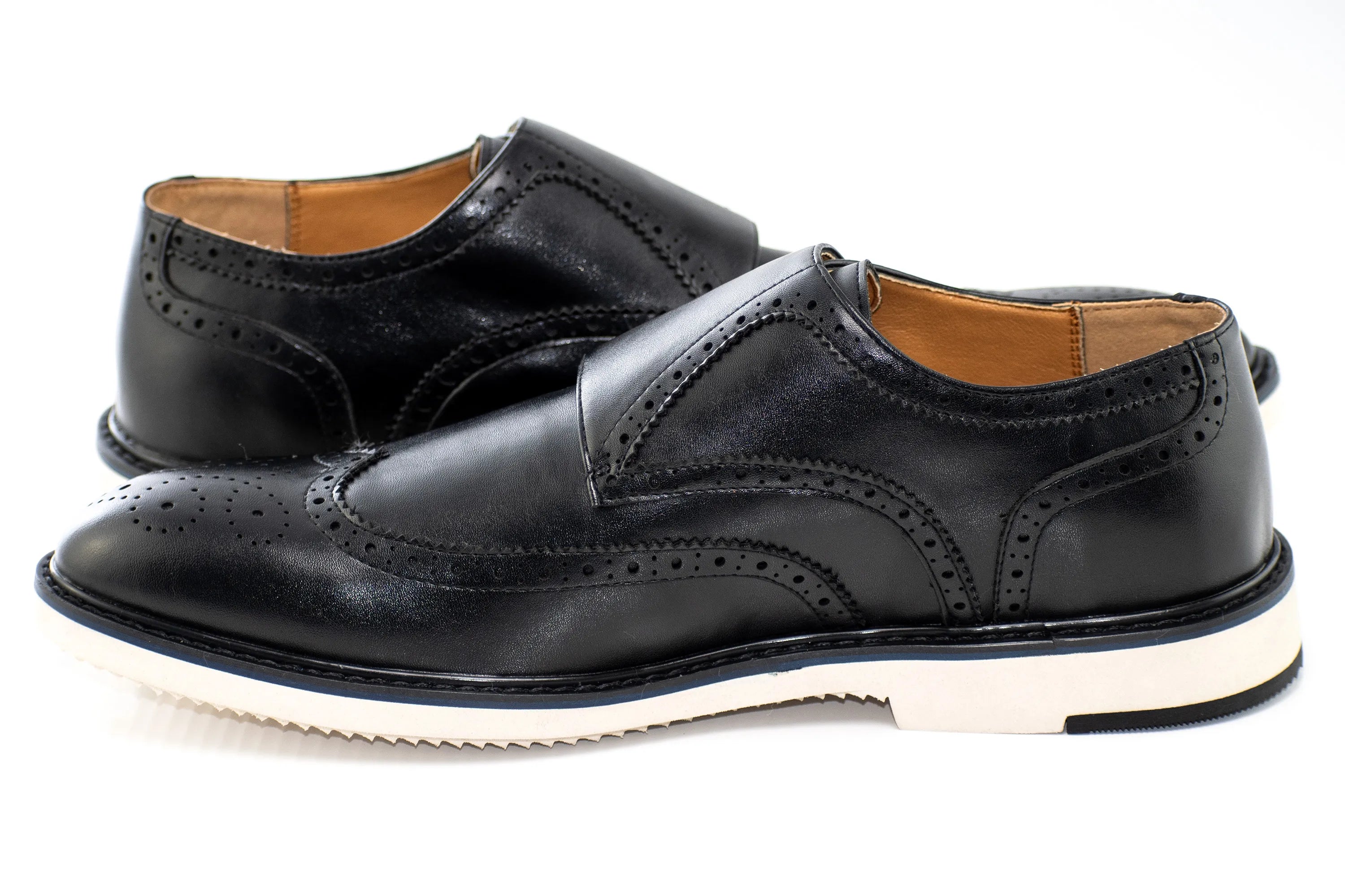 Causual Brogue Monk Strap