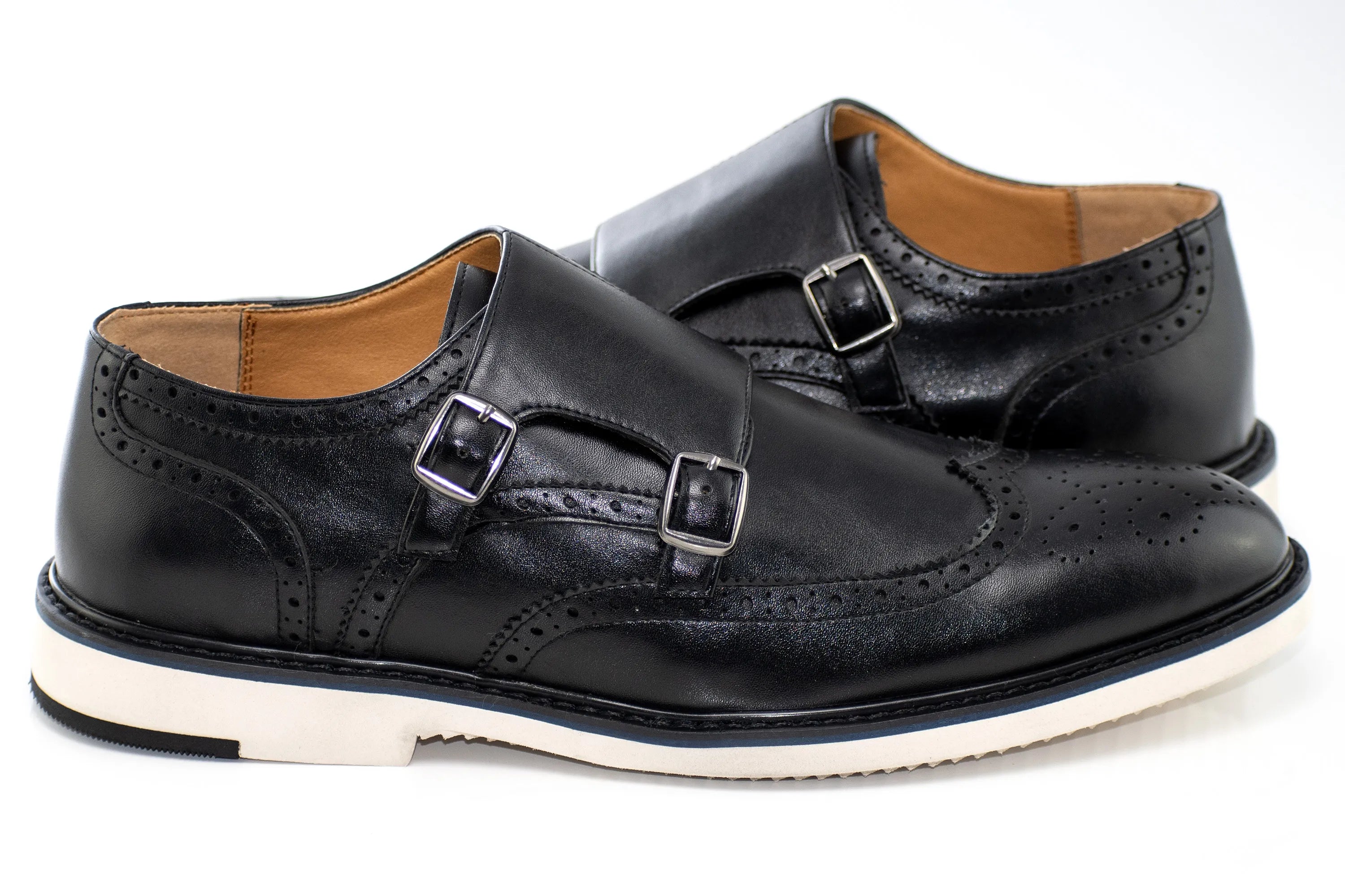 Causual Brogue Monk Strap