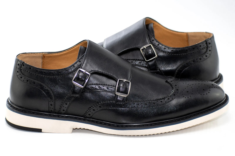 Causual Brogue Monk Strap