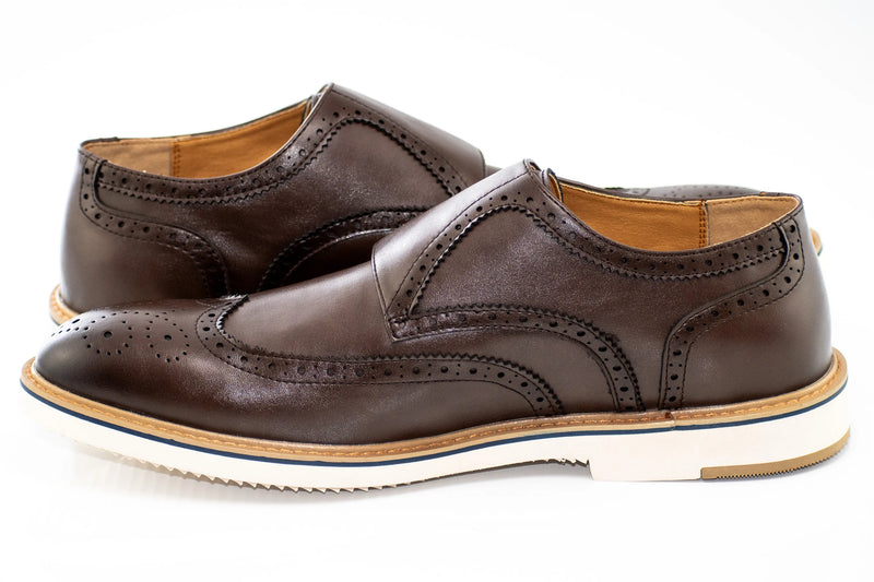 Causual Brogue Monk Strap