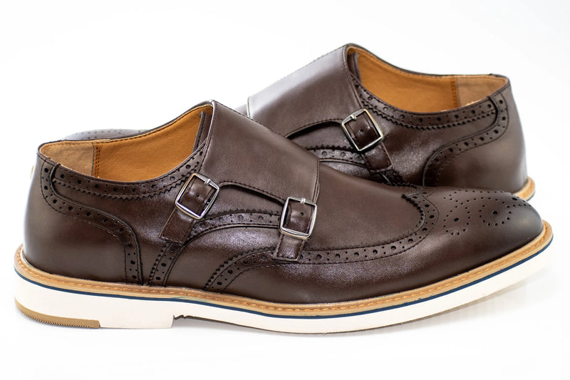 Causual Brogue Monk Strap