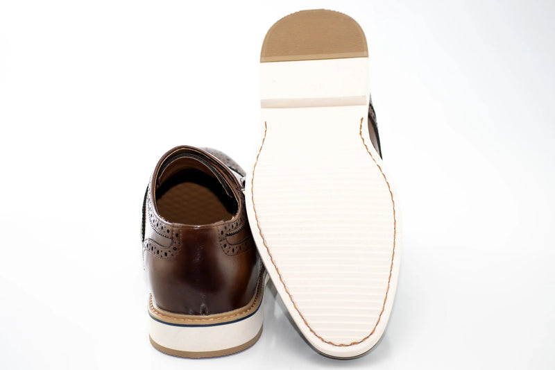 Causual Brogue Monk Strap