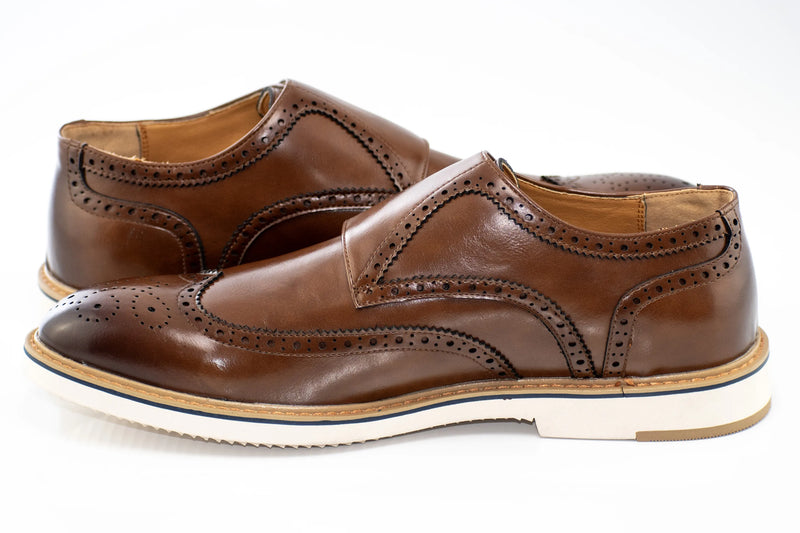 Causual Brogue Monk Strap