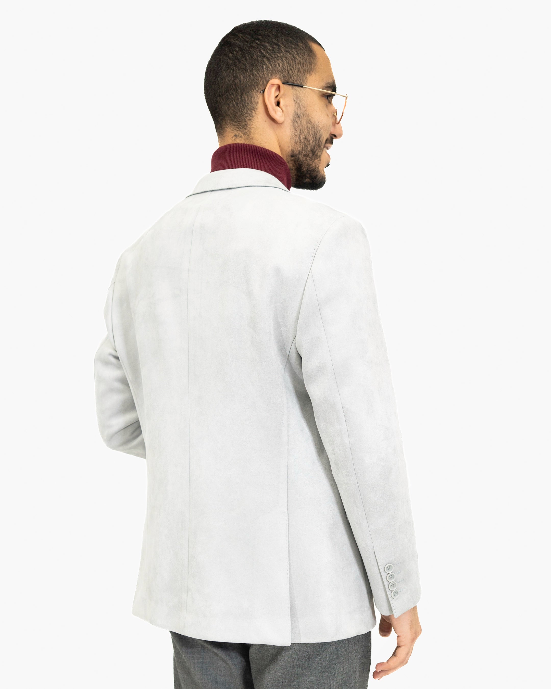 Suede Modern-Fit Sport Jacket