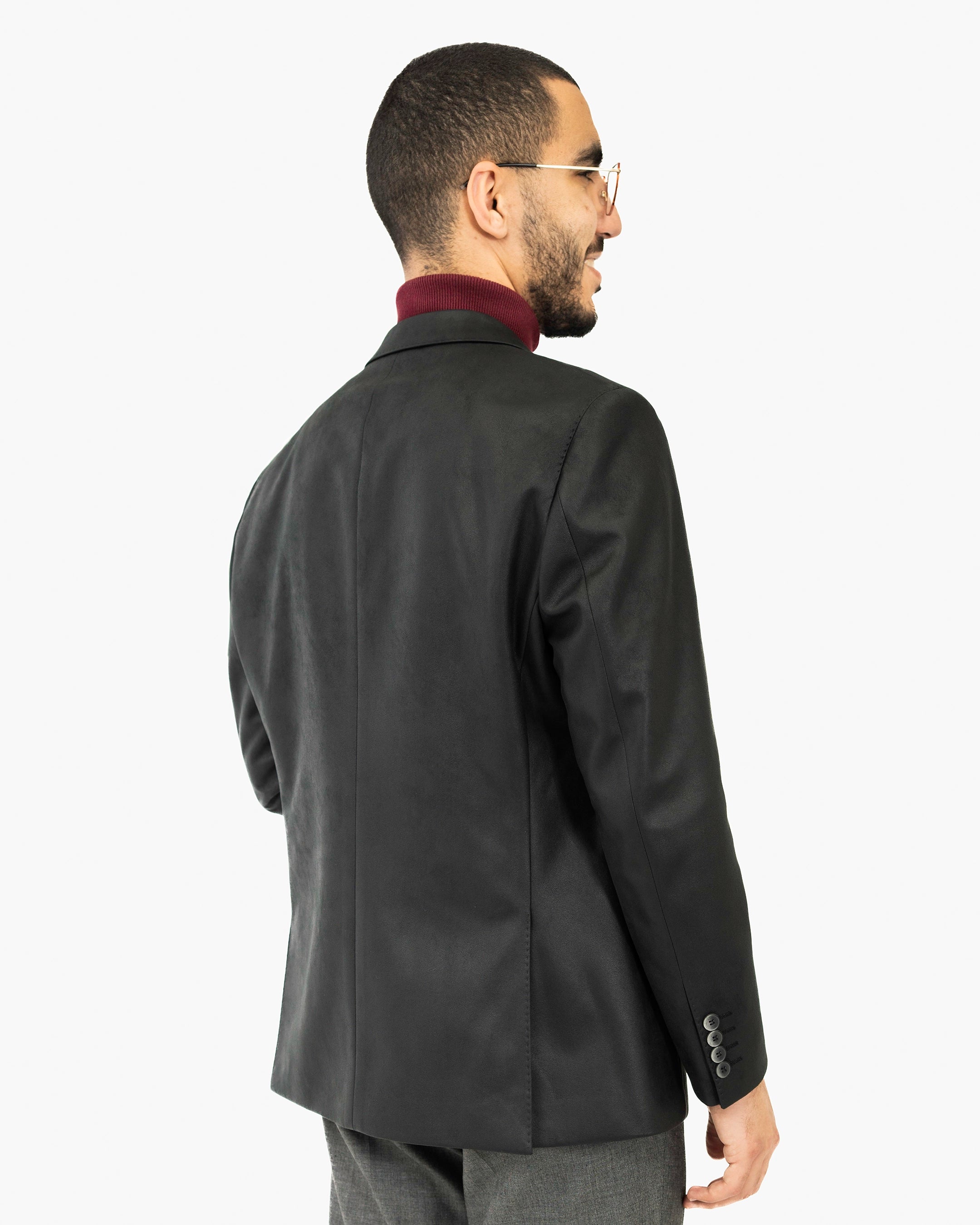 Suede Modern-Fit Sport Jacket