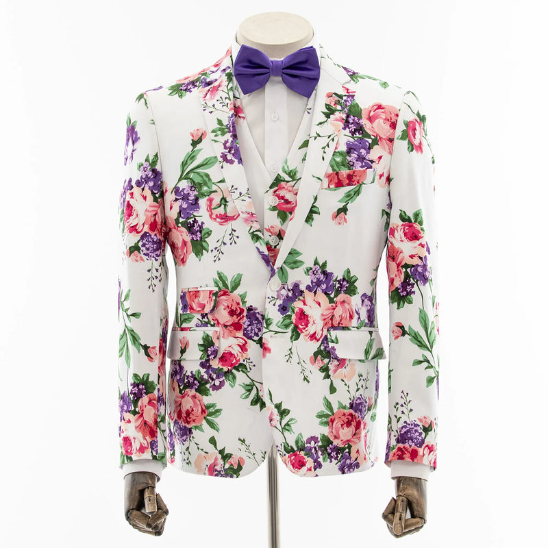 Botanical Designer Slim-Fit Suit
