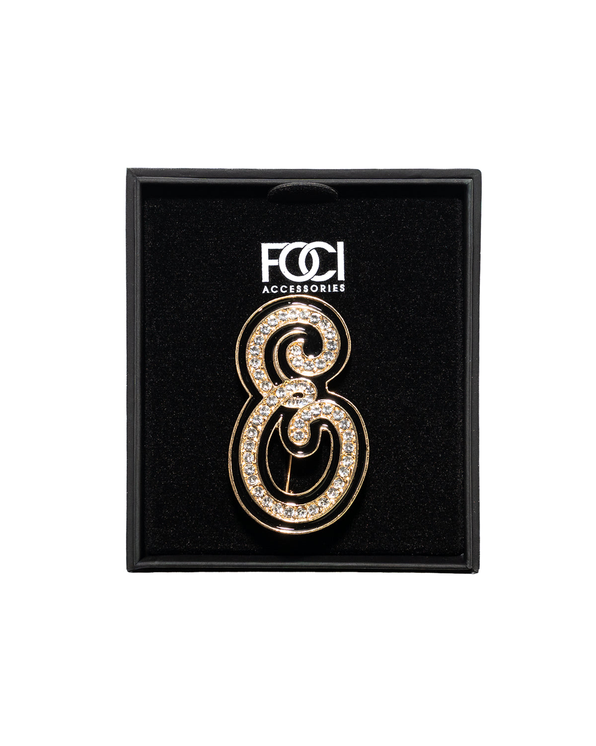 Gold Monogram Lapel Pin "E" | Dolce Vesta