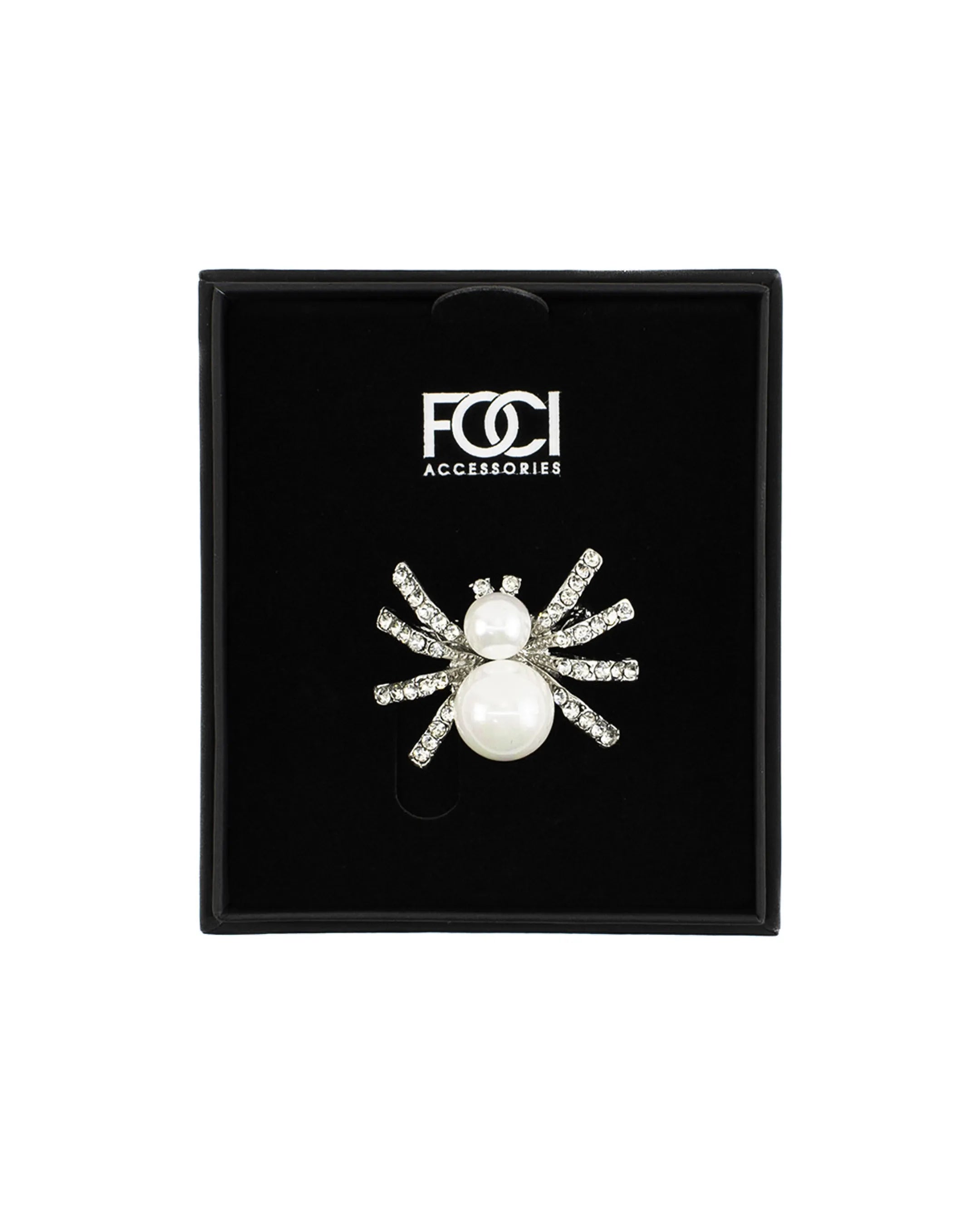 Pearl Spider Lapel Pin