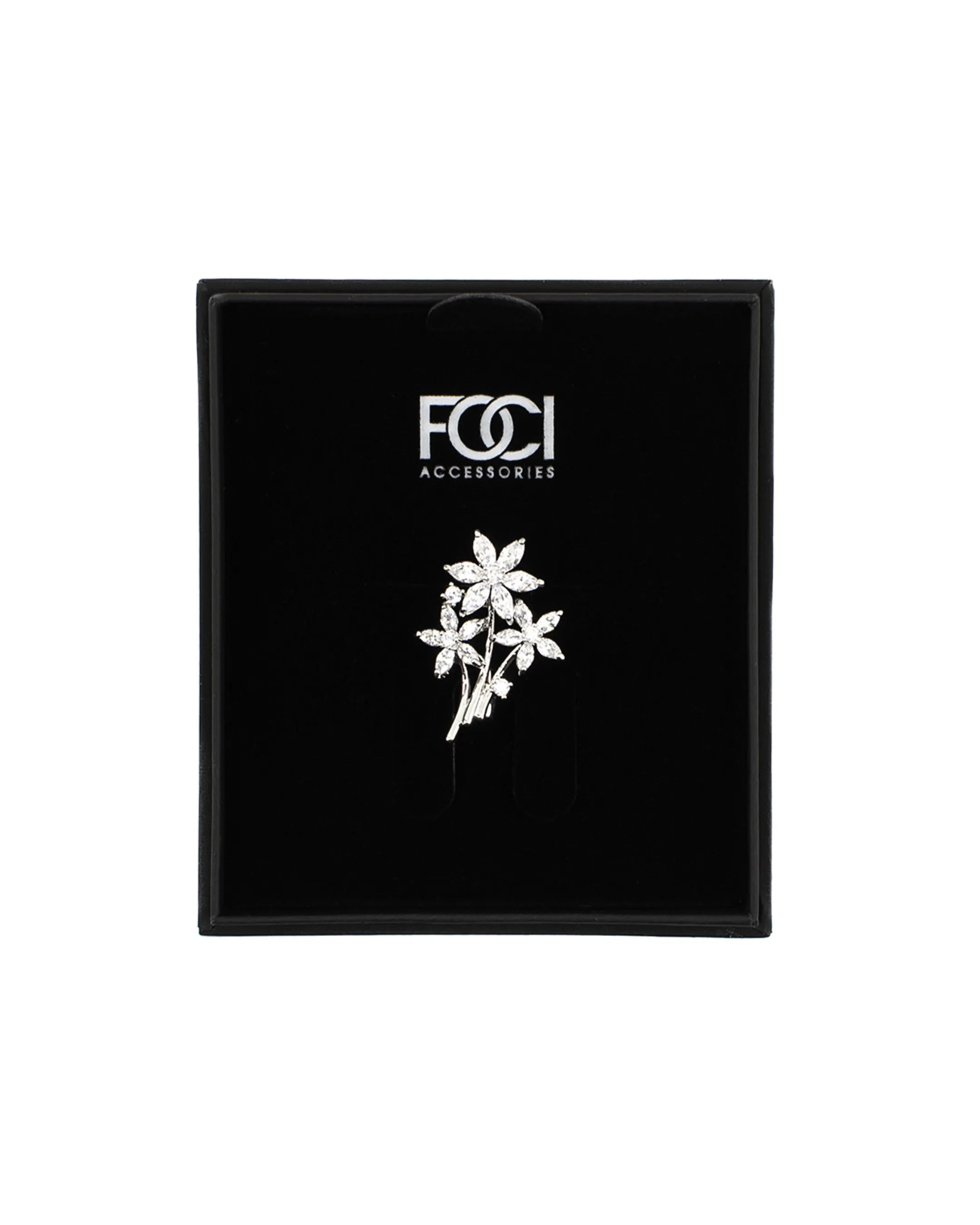 Crystal Primrose Lapel Pin