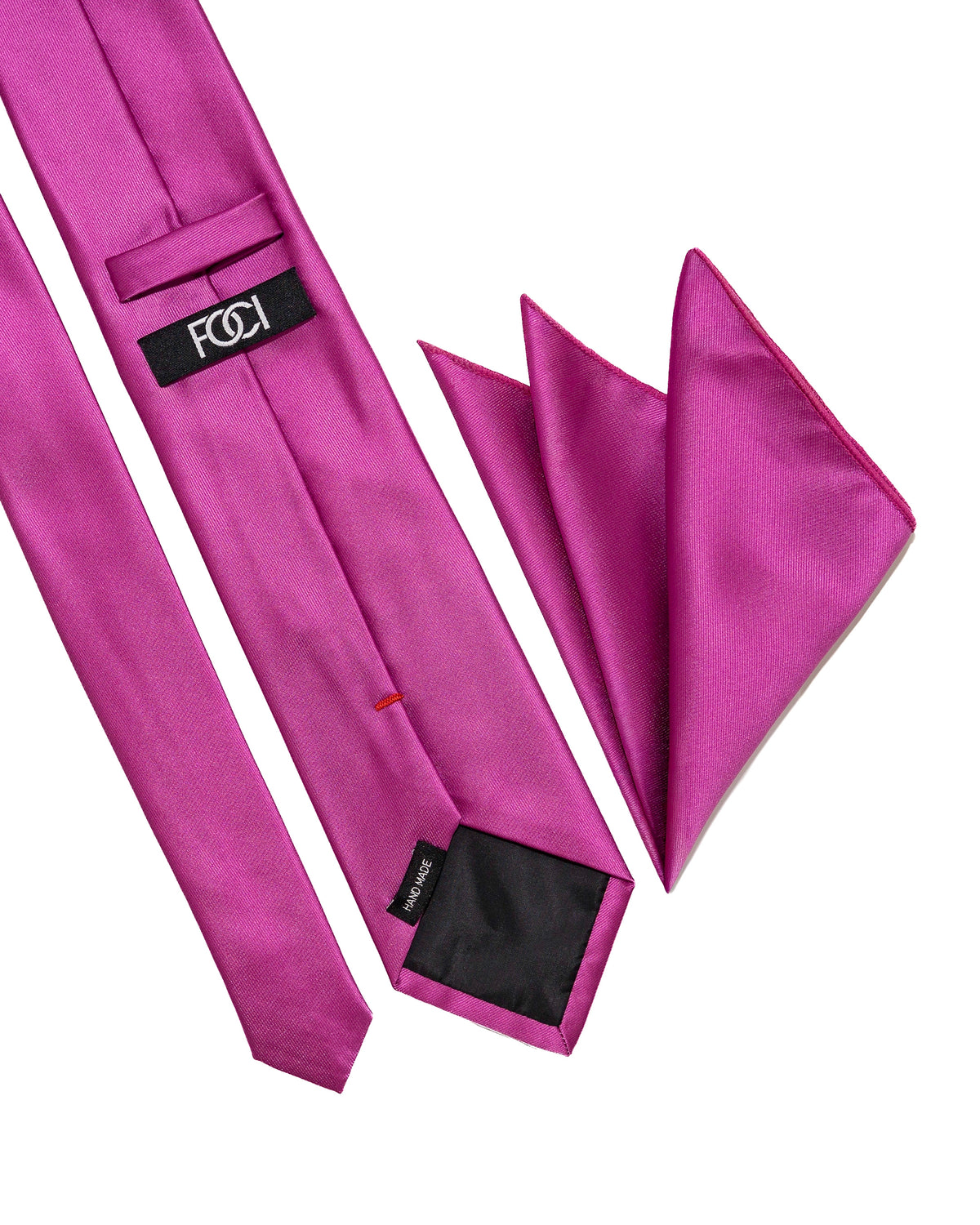 Wide Neckties with Pocket Square