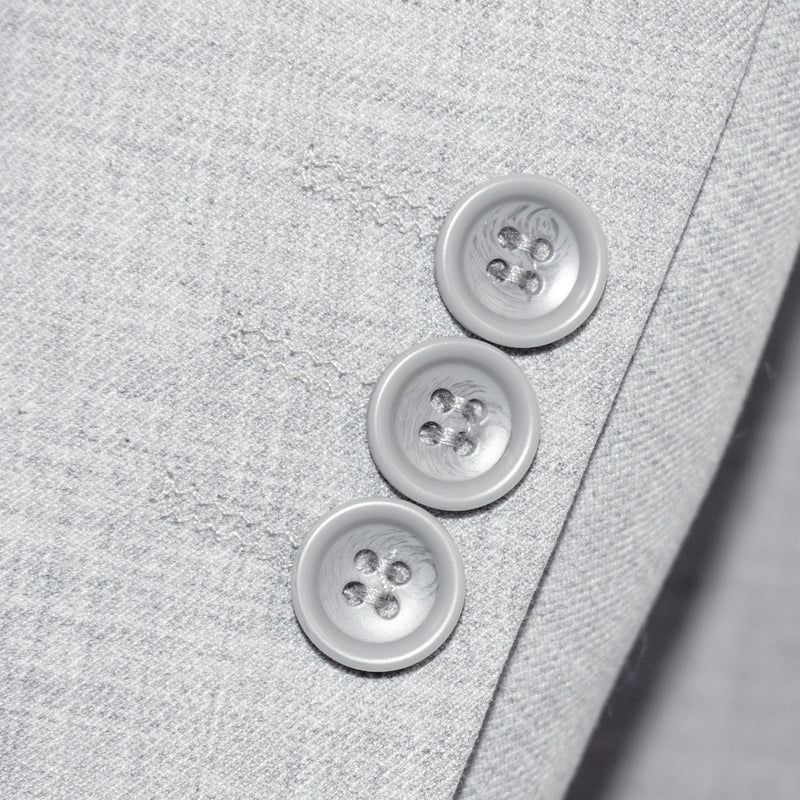 Sterling Gray Premium 2-Piece European Big & Tall Suit
