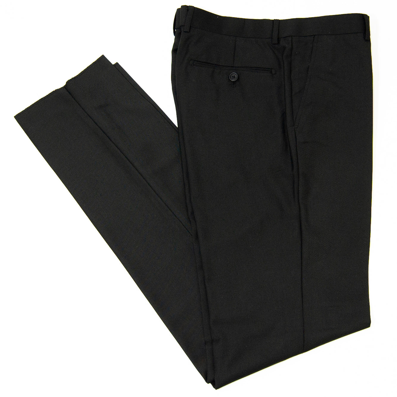 Black Regular-Fit Pants