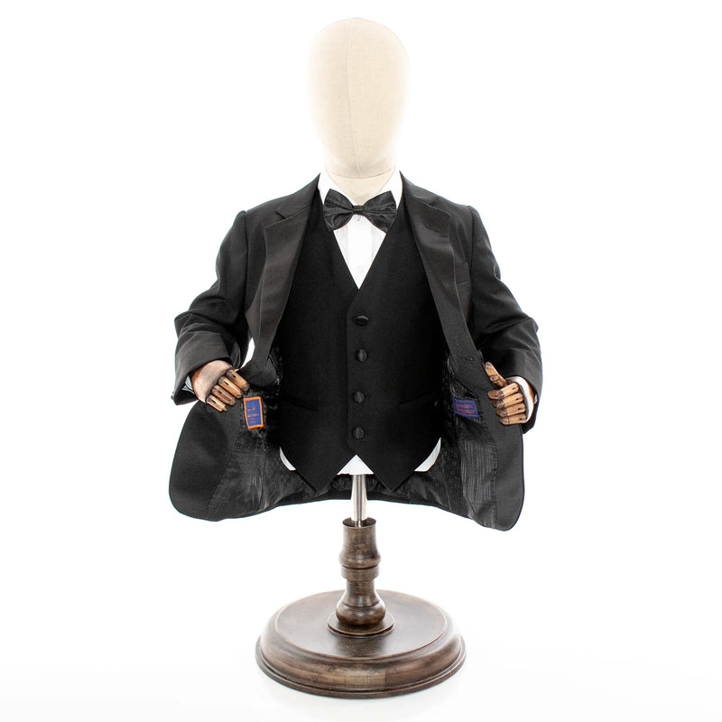 Black Premium 3-Piece Kid's Tuxedo