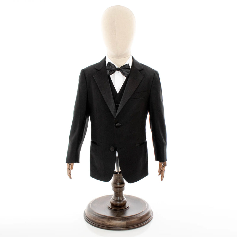 Black Premium 3-Piece Kid's Tuxedo