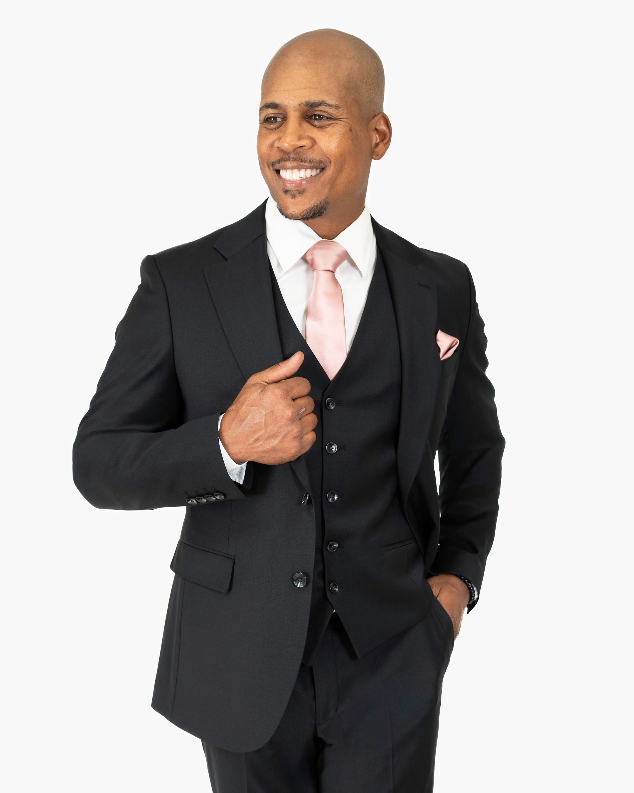 Gabriel | 3-Piece Tailored-Fit Wool Suit