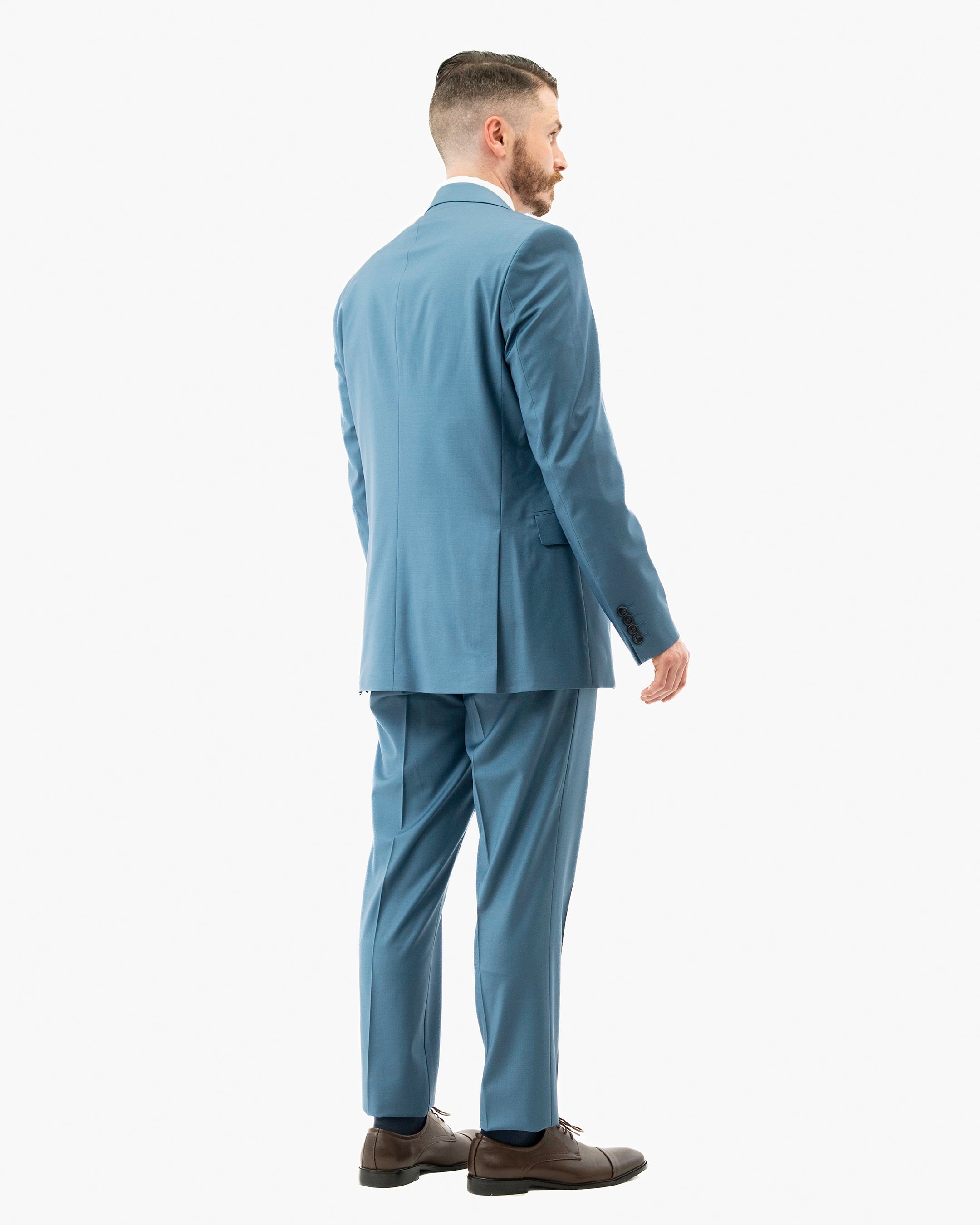 Gabriel | 3-Piece Tailored-Fit Wool Suit