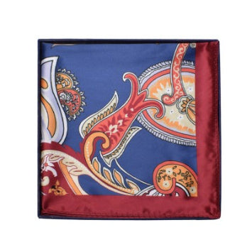 Squared Silk Handkerchief