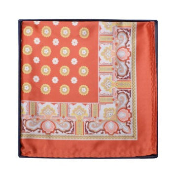 Squared Silk Handkerchief