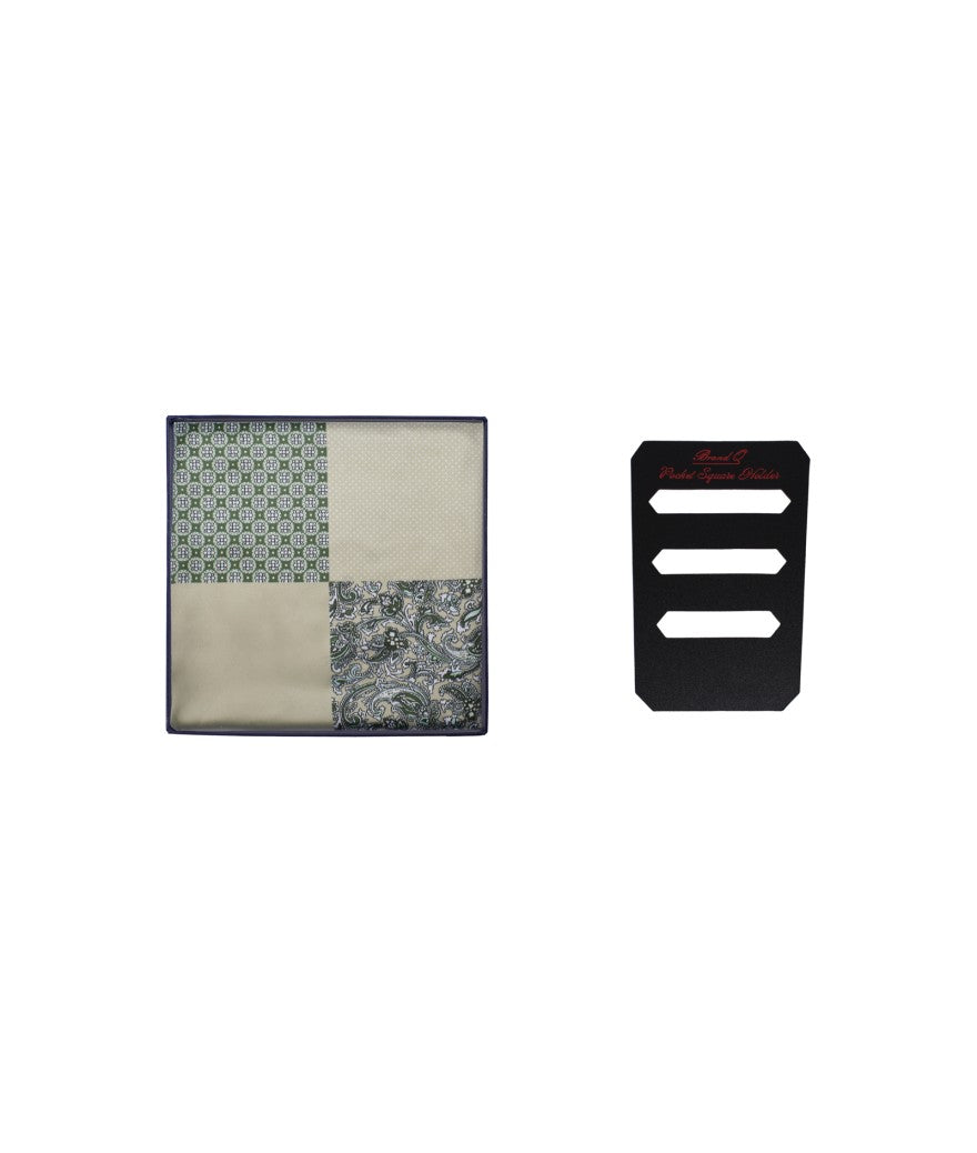 Squared Silk Handkerchief