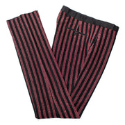 Men's Black And Rose Gold Pinstripe Tuxedo