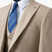 Hugo | Camel 3-Piece Tailored-Fit Suit