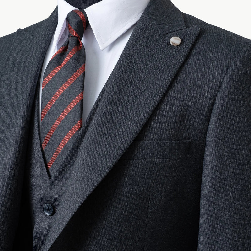 Hugo | Charcoal 3-Piece Tailored-Fit Suit