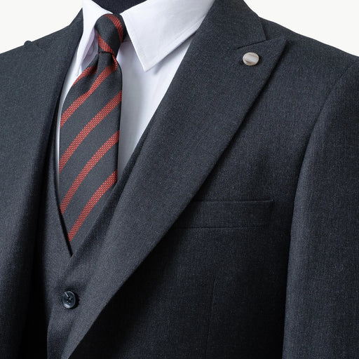 Hugo | Charcoal 3-Piece Tailored-Fit Suit