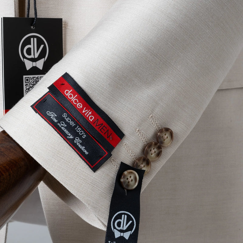 Hugo | Natural 3-Piece Tailored-Fit Suit