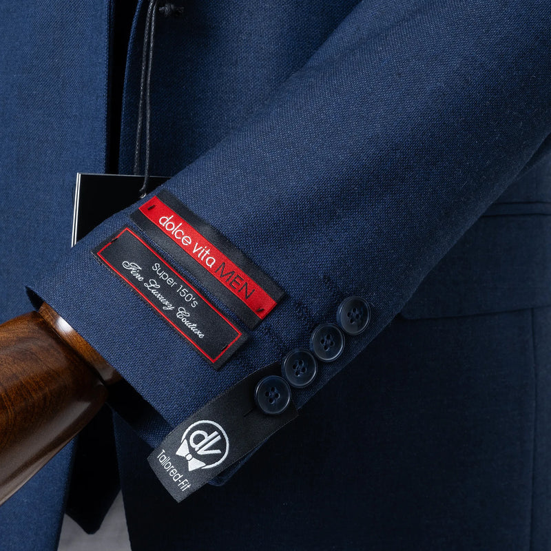 Hugo | Navy Blue 3-Piece Tailored-Fit Suit