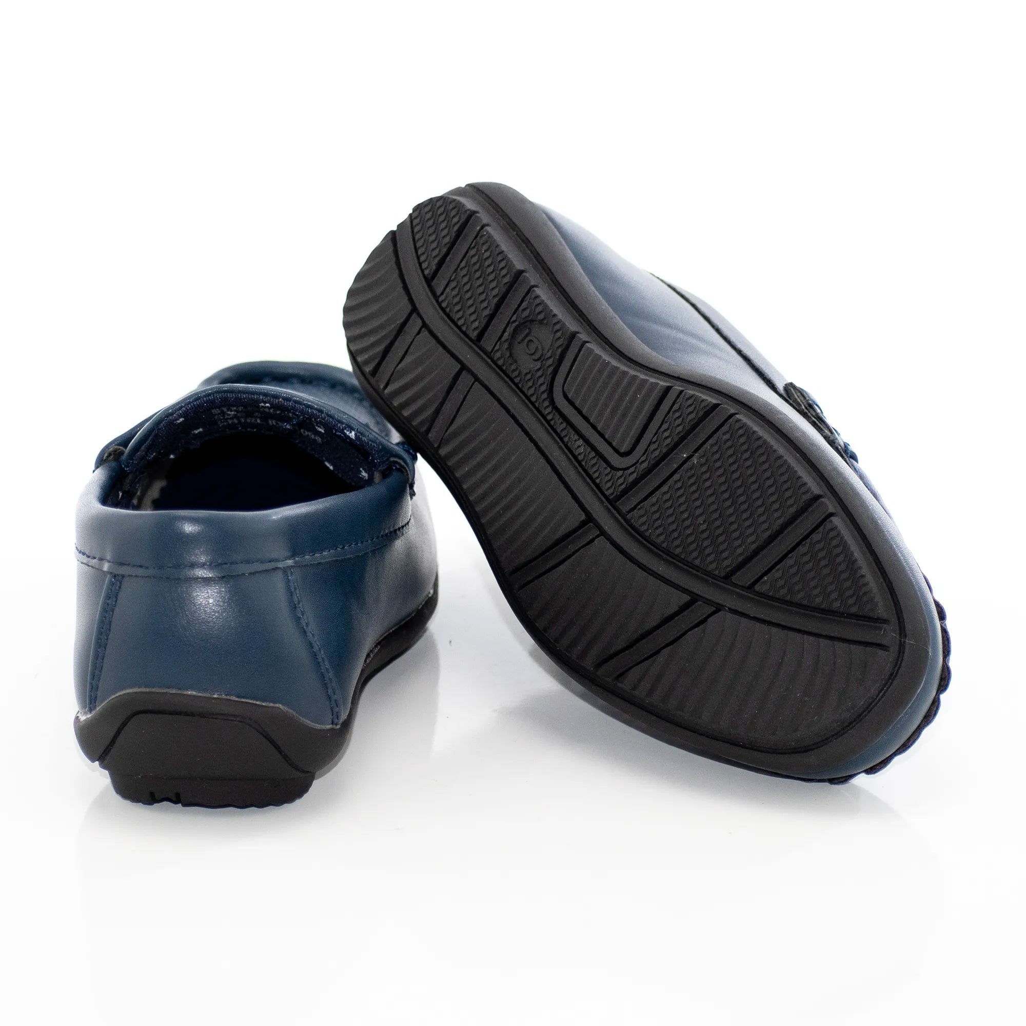 Kids' Navy Blue Slip-On Dress Loafer Shoe