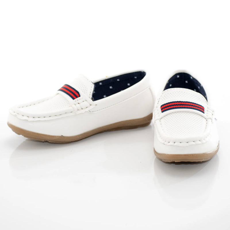 Kids' Light Brown Slip-On Dress Loafer Shoe